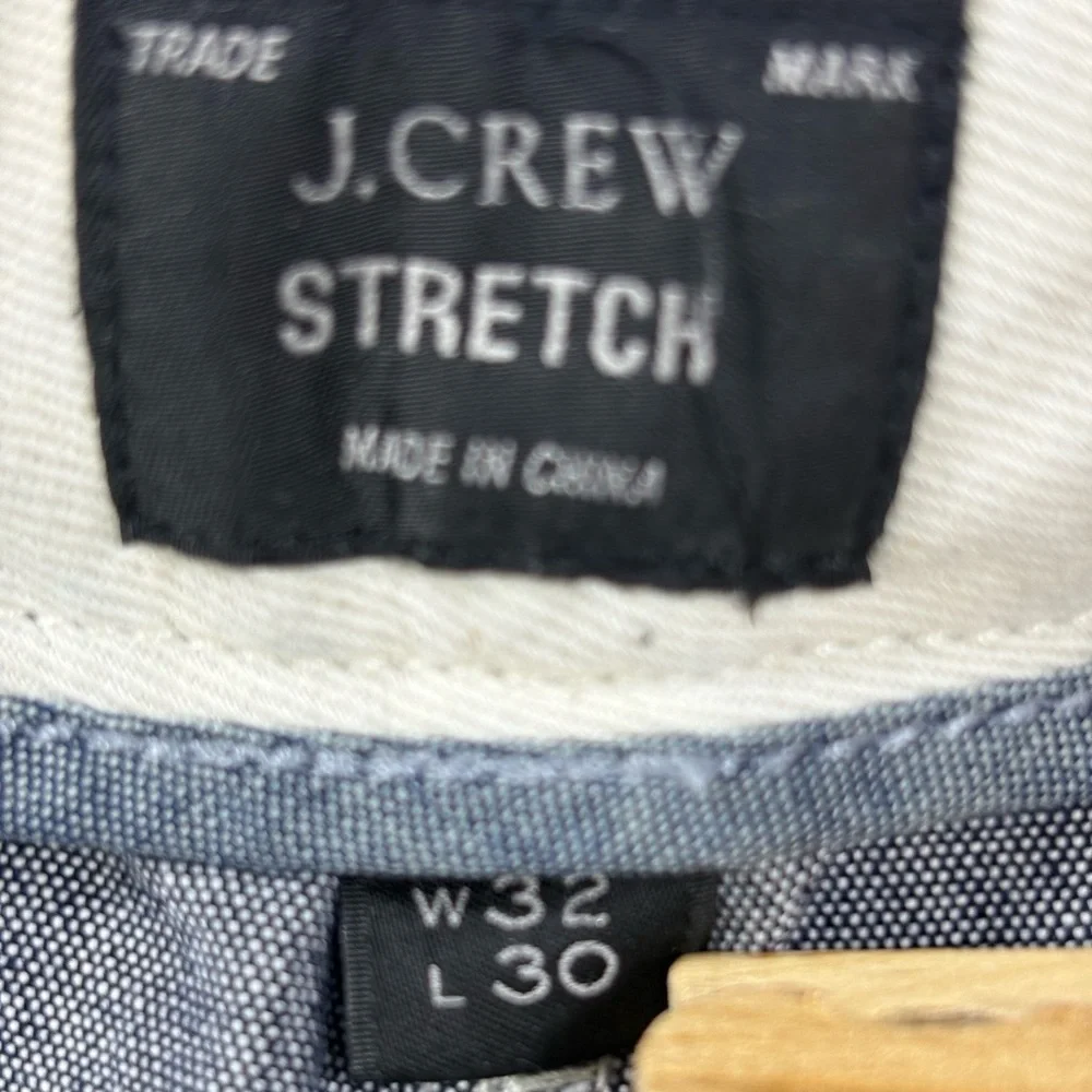J. Crew 770 Straight-Fit Stretch Pants in Chambray | Size 32x30